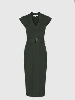 reiss eddie printed midi dress Reiss | Dresses | Reiss Womens Eddie Printed Midi Dress Us Uk 14 Green Nwt 465